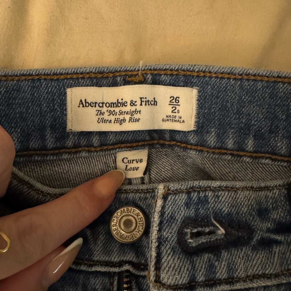 Abercrombie & Fitch High Rise Blue Jeans